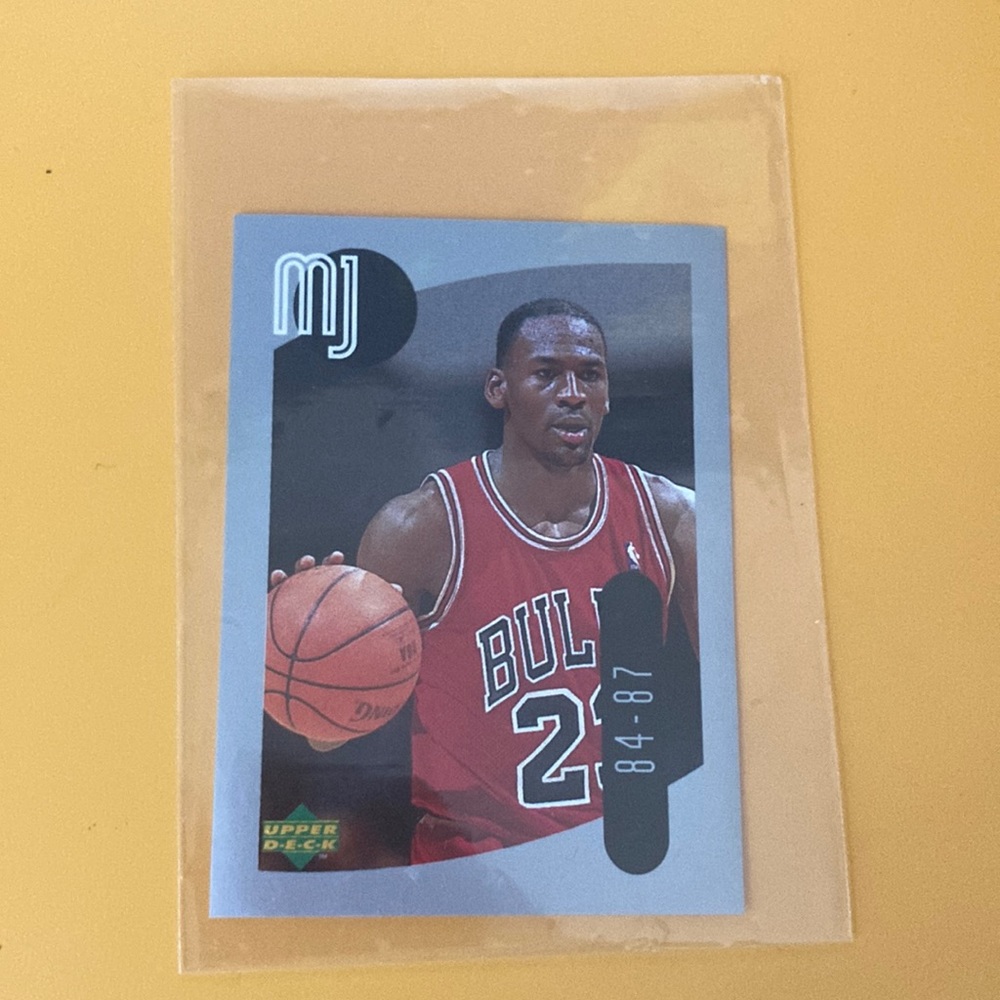 Michael Jordan 1984-1987 Upper Deck Basketball Card